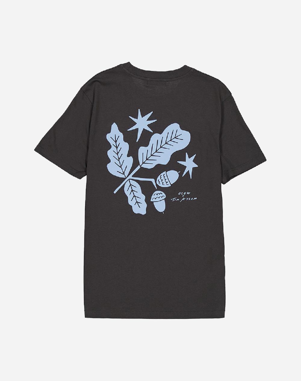 Olow T-shirt Oak Noir Carbone