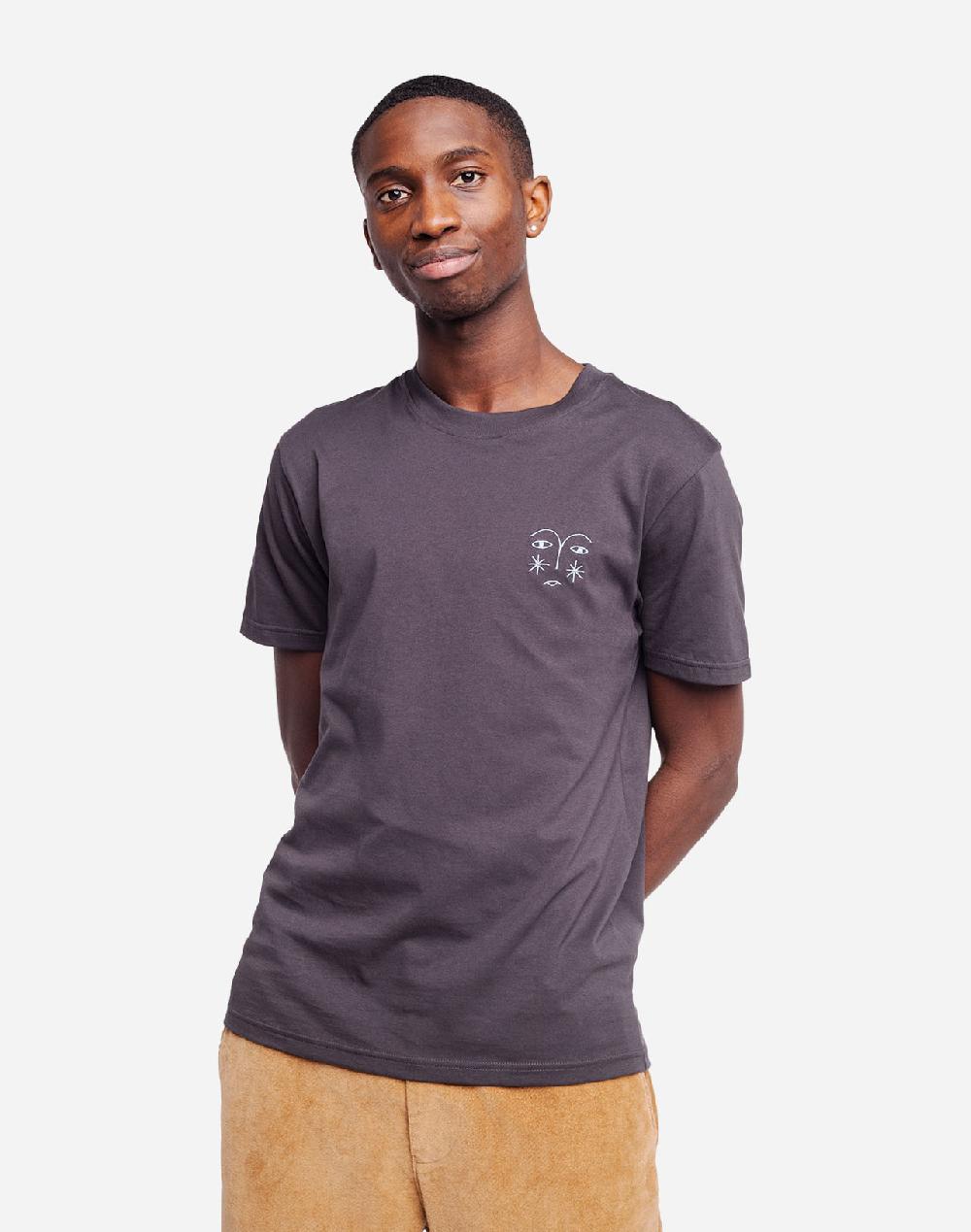olow T-shirt Oak noir carbone