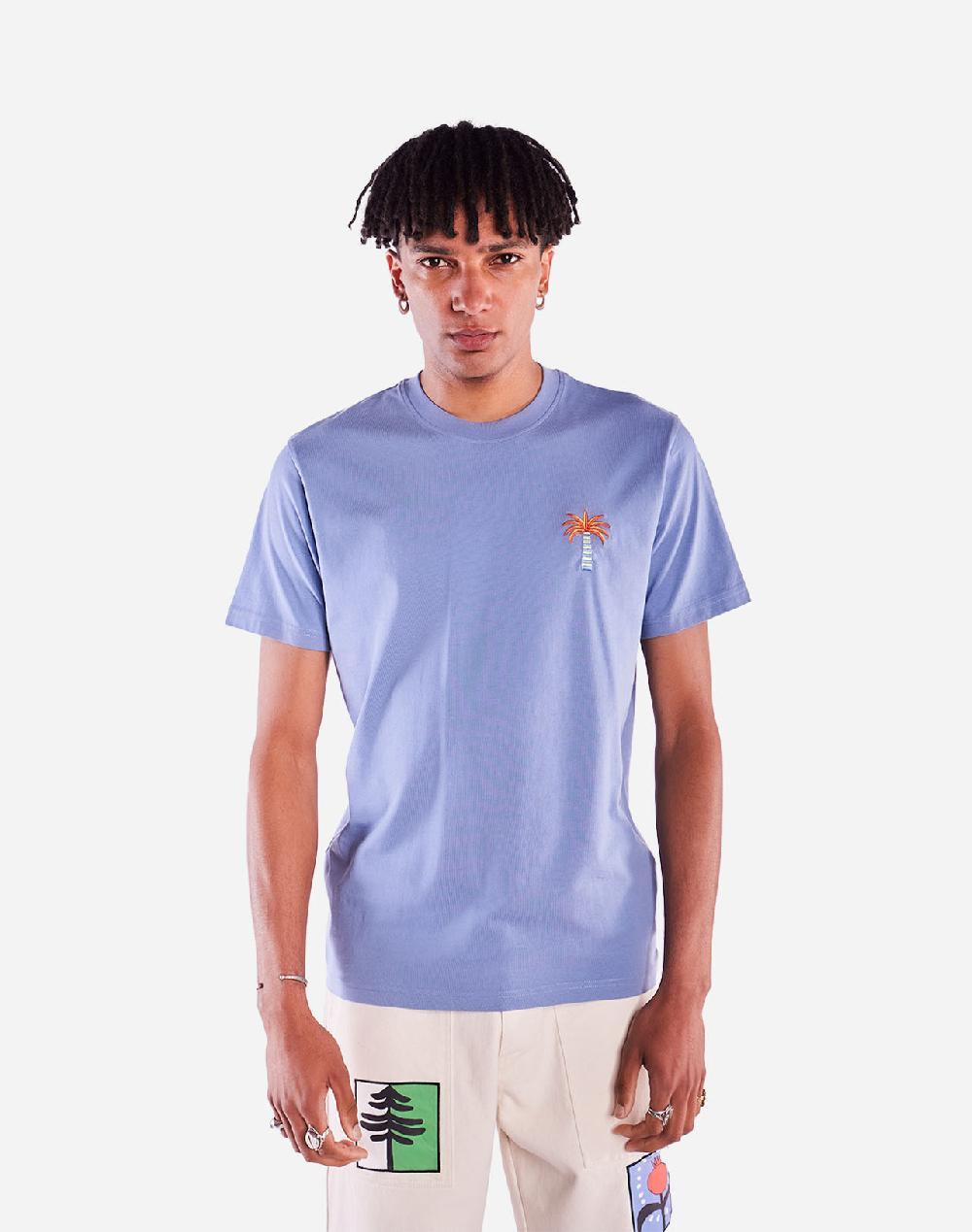 olow T-shirt Pejibaye bleu azur