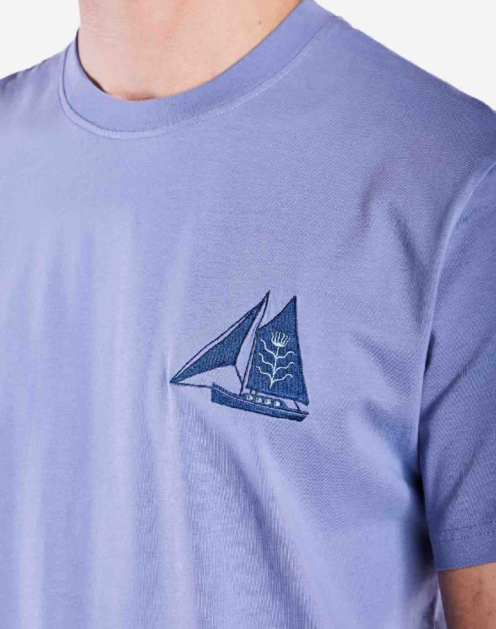 Olow T-shirt Seabass Bleu Azur