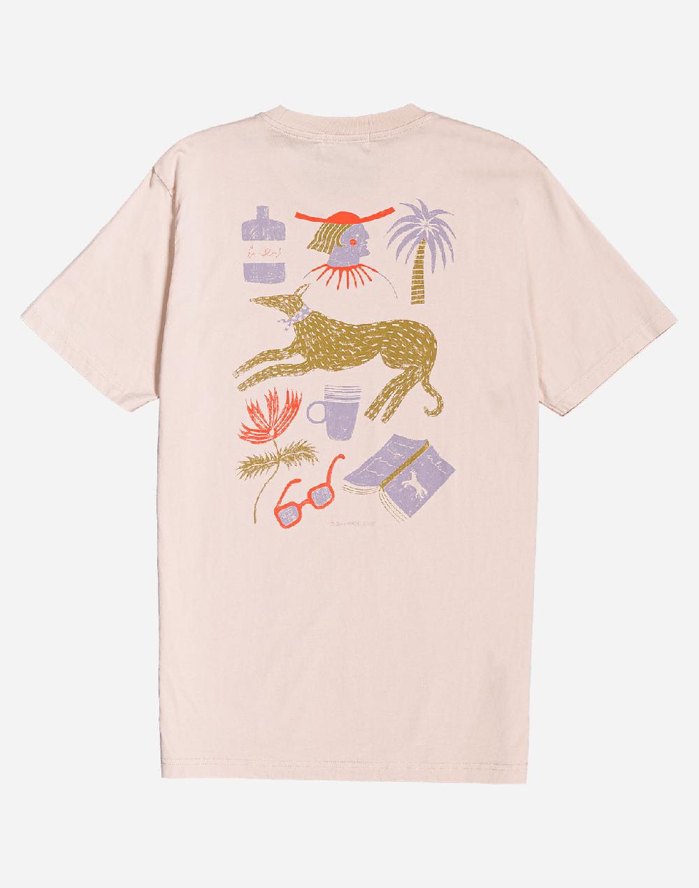 Olow T-shirt Sunny Cove Crème
