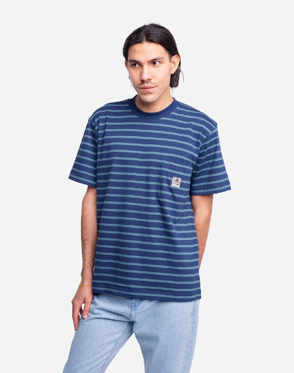 Olow T-shirt Trega Bleu Indigo Ample