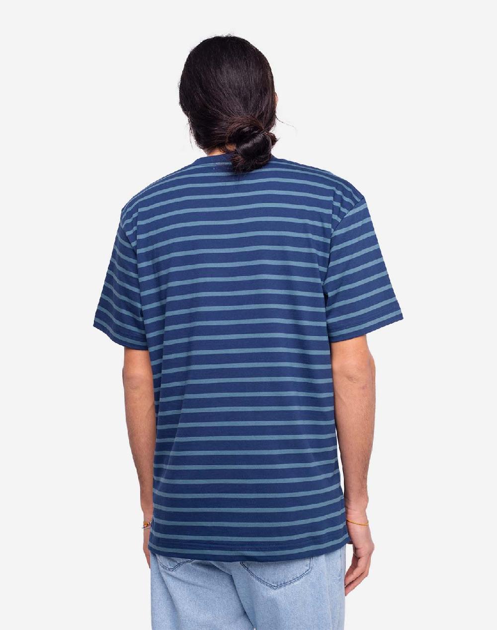 Olow T-shirt Trega Bleu Indigo Ample