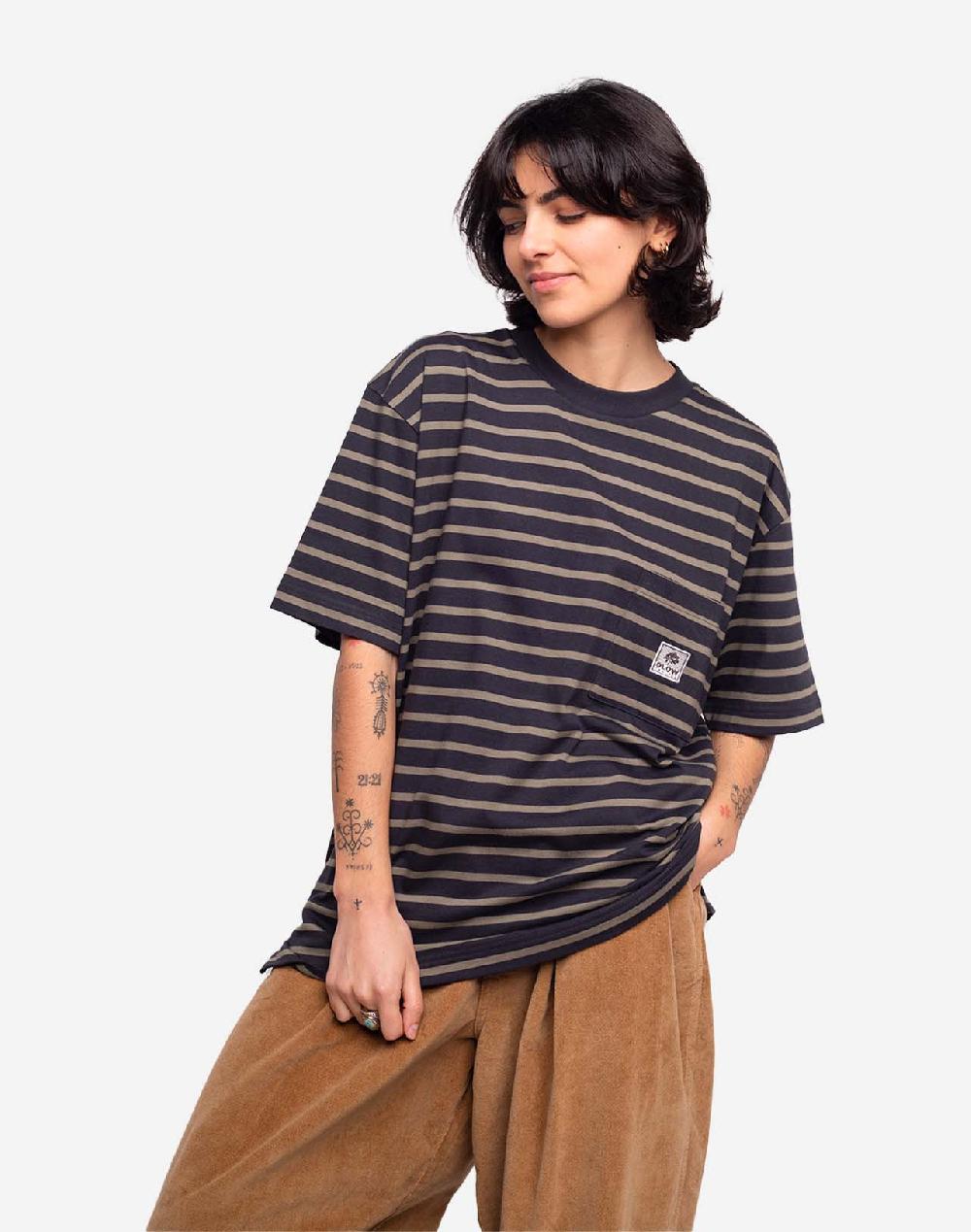 Olow T-shirt Trega Noir Carbone Ample