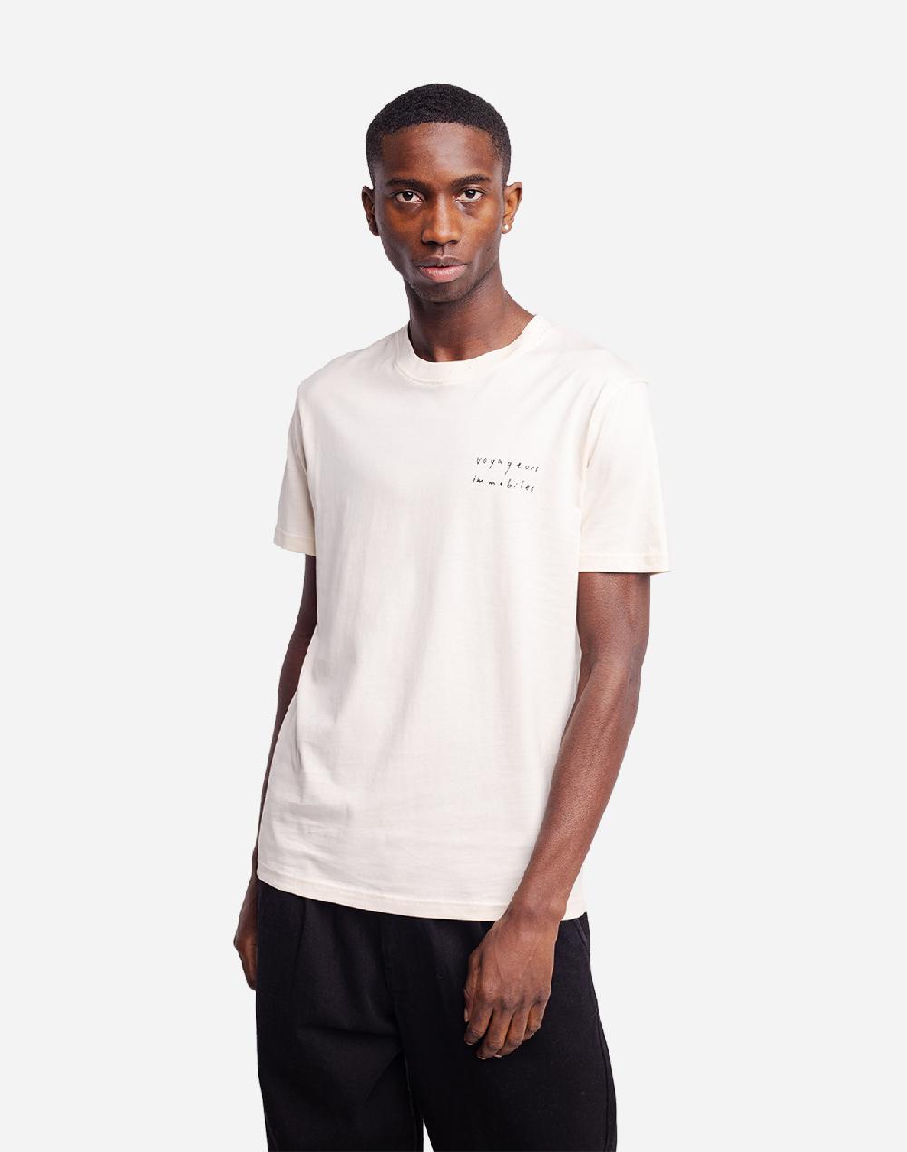olow T-shirt Voyageurs Immobiles ivoire
