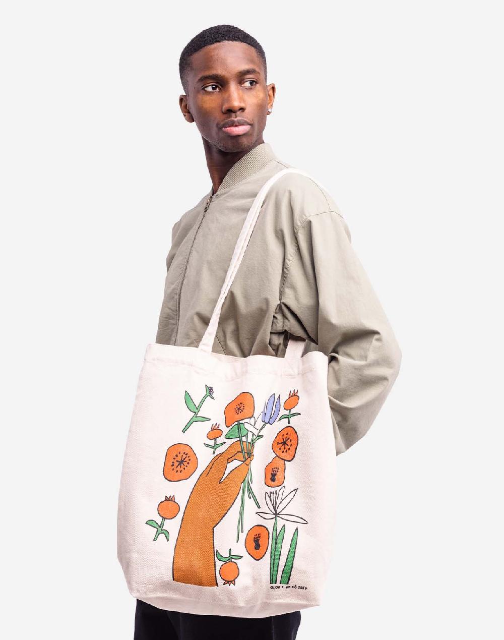 olow Totebag Toto Poppies écru naturel