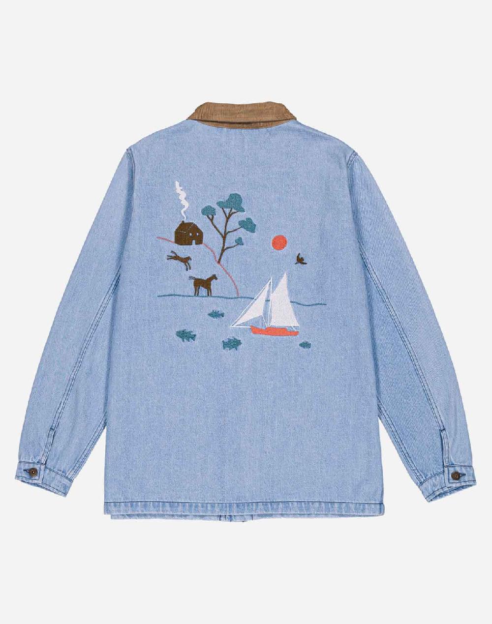 Olow Veste Helford Denim Clair