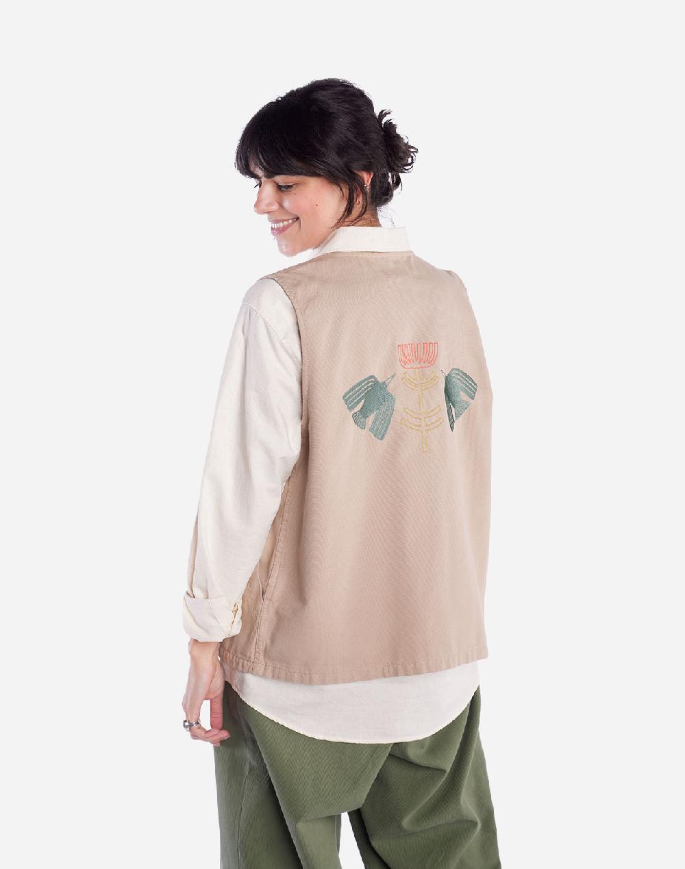 olow Veste sans manches Orni beige
