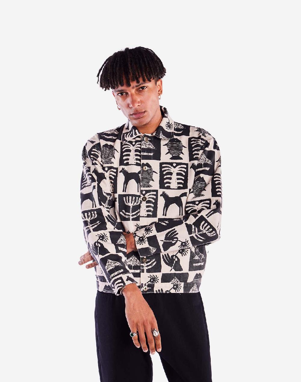 olow Veste Tamar bicolore