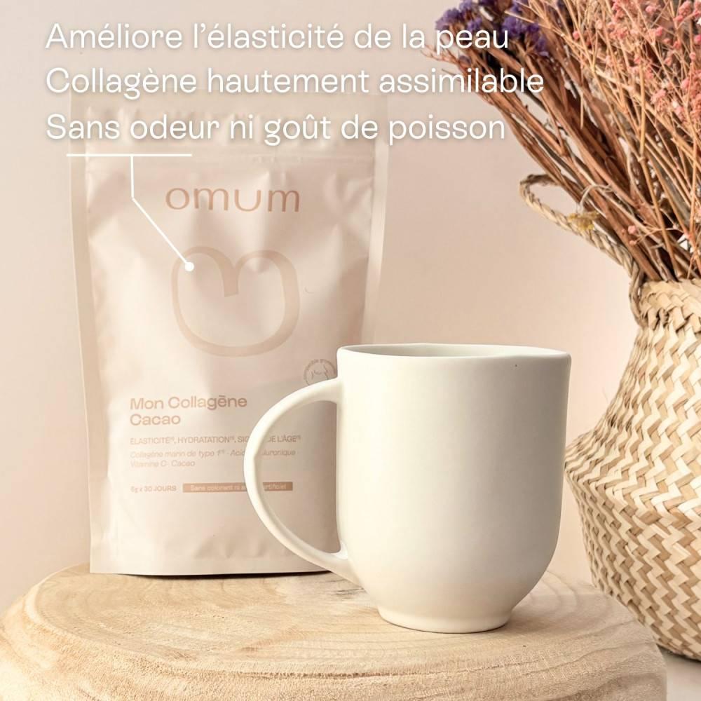 Omum COMPLEMENT ALIMENTAIRE COLLAGENE MARIN HYDROLYSE DE TYPE 1 EN POUDRE – 30 JOURS