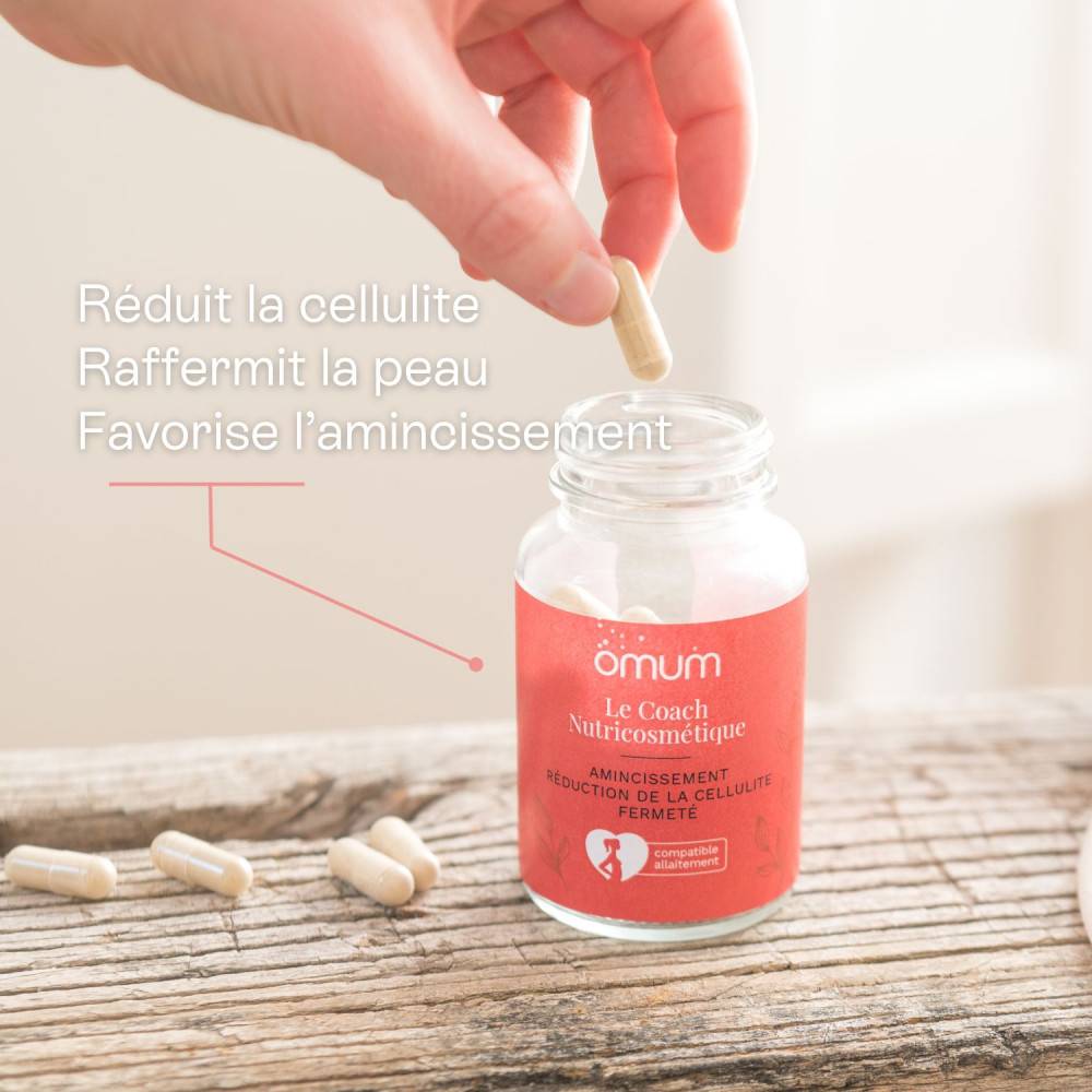 Omum Complément Alimentaire Minceur Anti Cellulite & Fermeté – 1 Mois