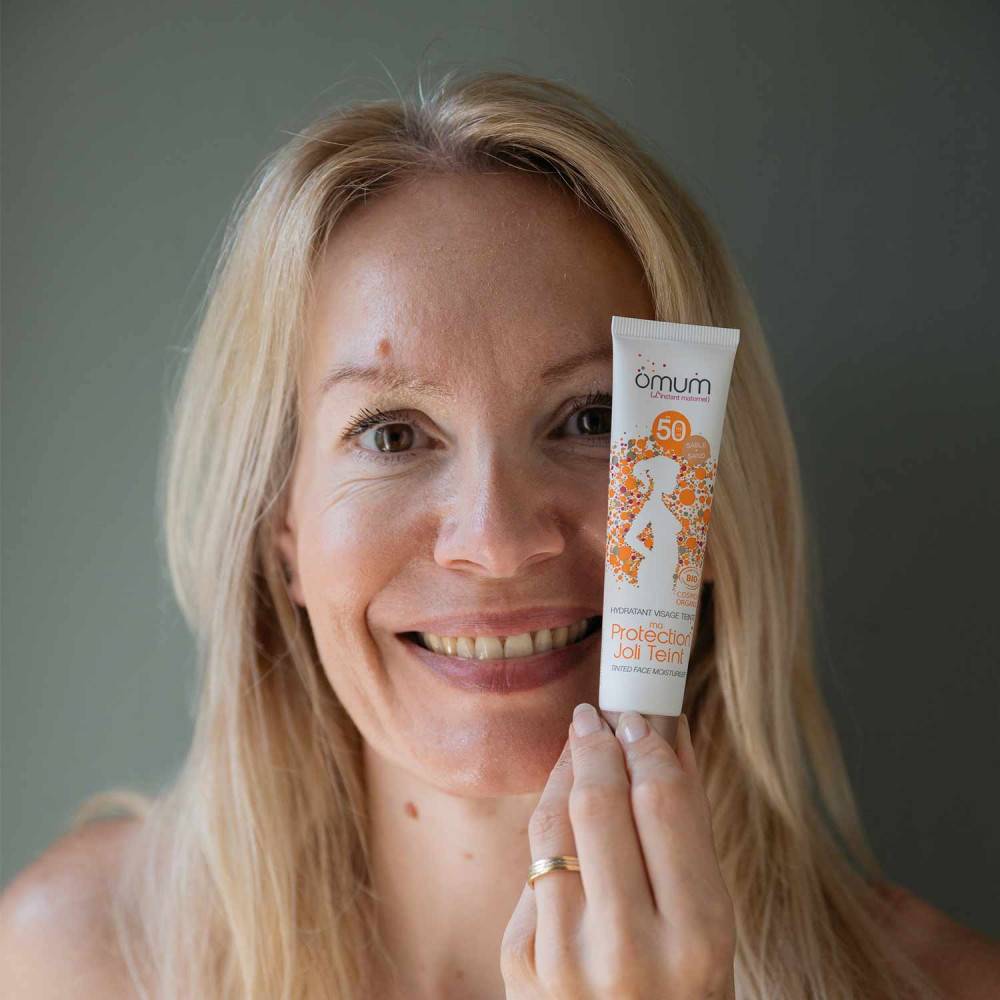 Omum CRÈME SOLAIRE TEINTÉE SPF50 - VISAGE - 40 ML - 2 TEINTES