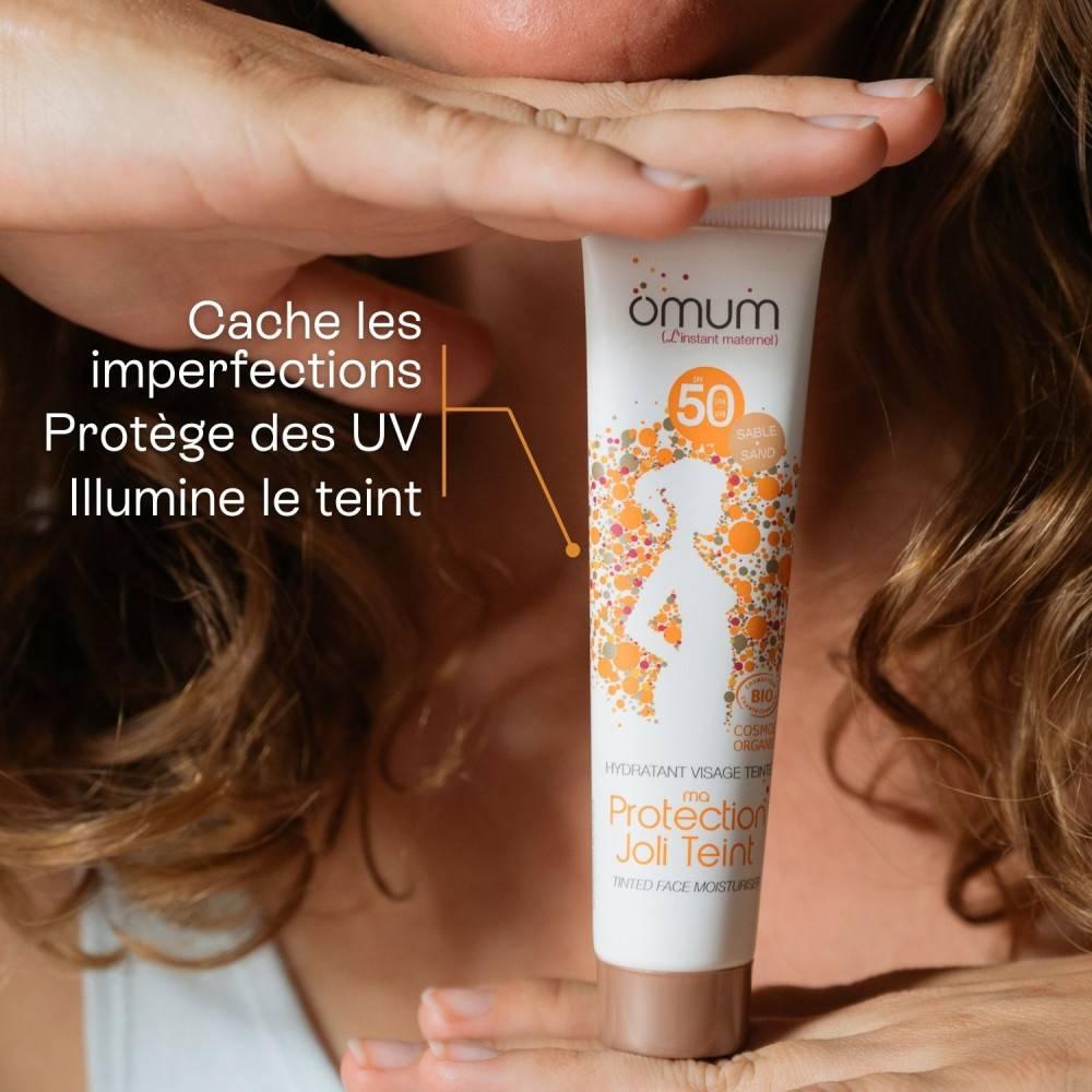 omum CRÈME SOLAIRE TEINTÉE SPF50 - VISAGE - 40 ML - 2 TEINTES