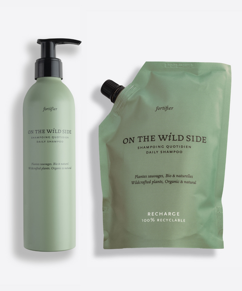 on the wild side Shampoing Quotidien 250ml + Recharge Shampoing 400ml