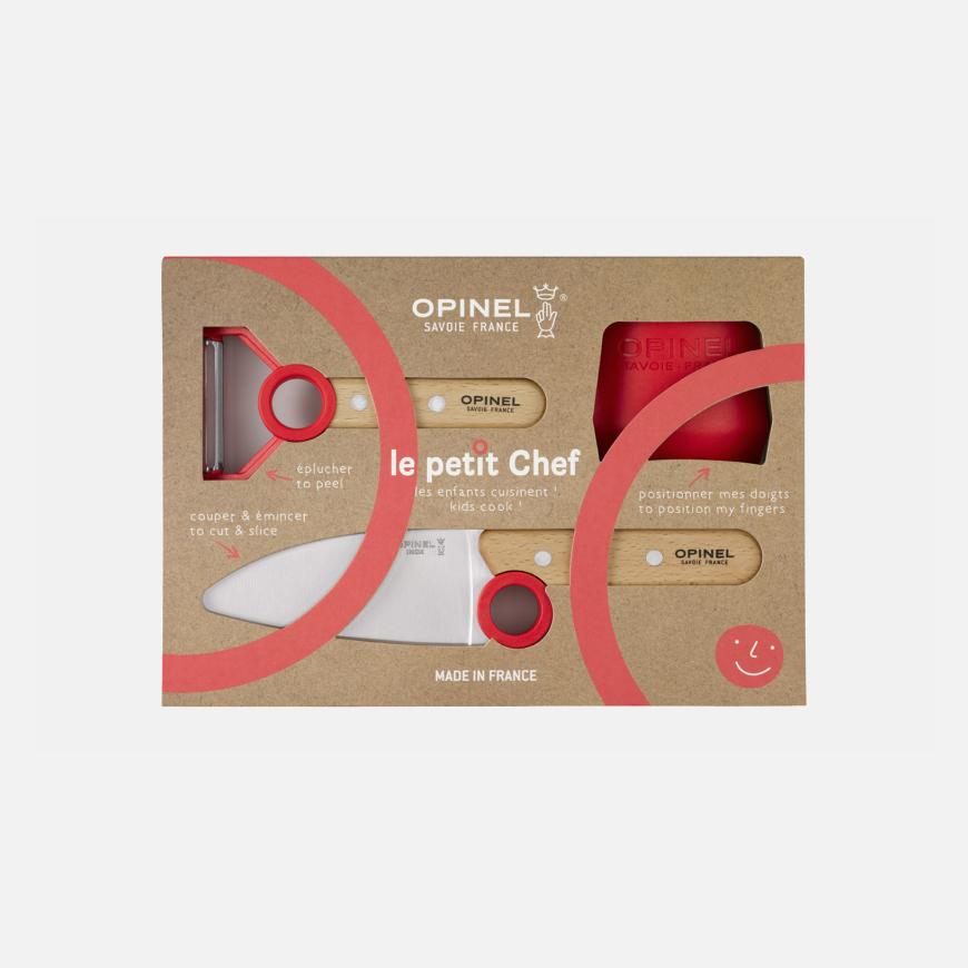 opinel Coffret cuisine pour enfant "Le Petit Chef" Rouge