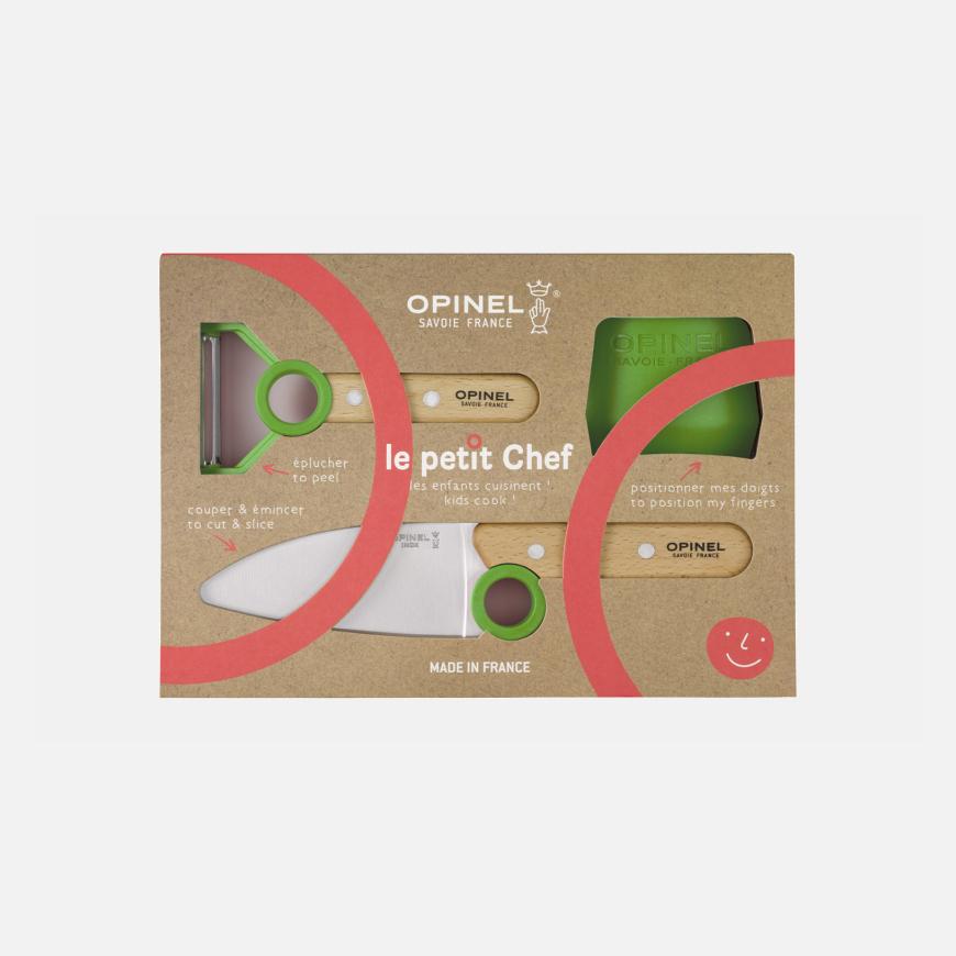 opinel Coffret cuisine pour enfant "Le Petit Chef" Vert