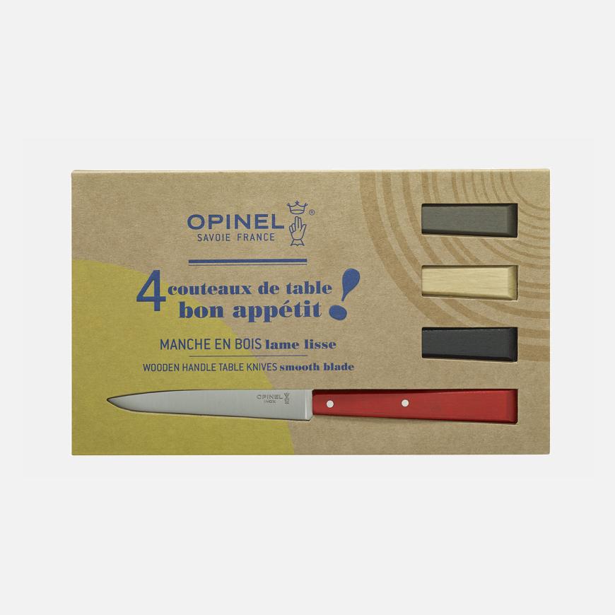 opinel Coffret de 4 couteaux de table N°125 Bon Appétit Loft
