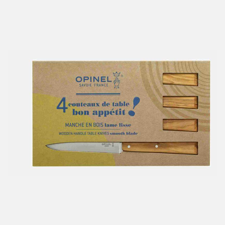 opinel Coffret de 4 couteaux de table N°125 Bon Appétit Sud