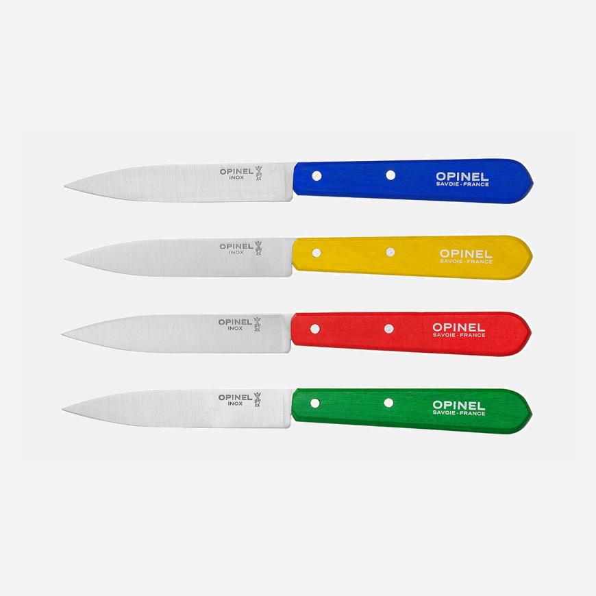 Opinel Coffret De 4 Couteaux N°112 Couleurs Classiques