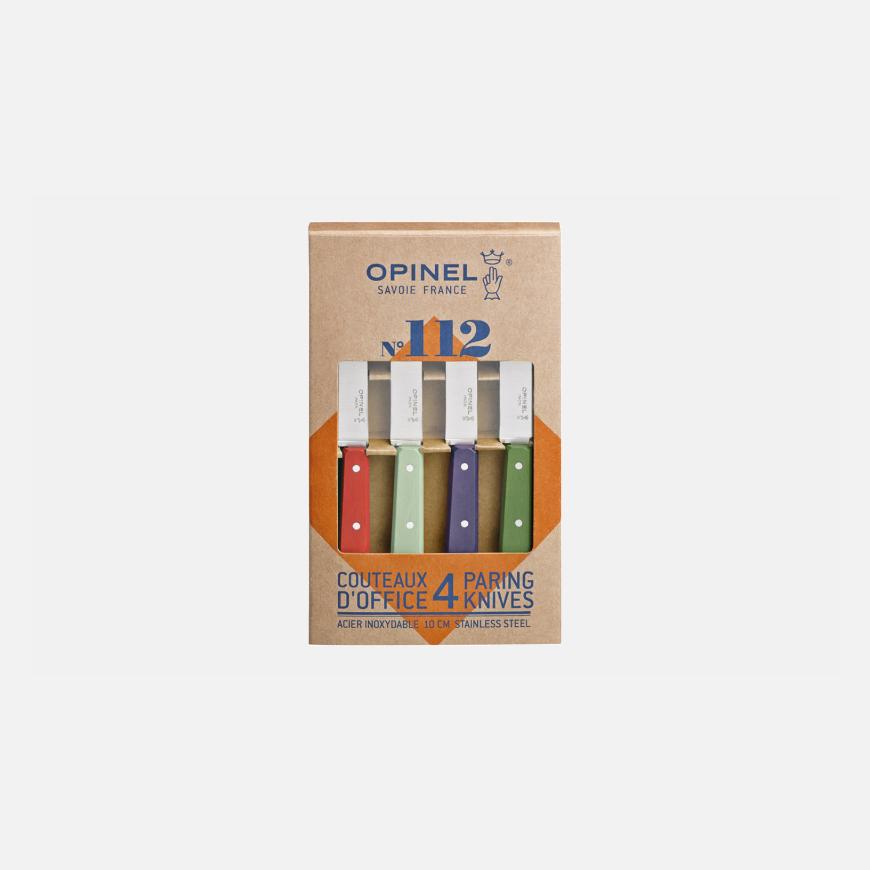 opinel Coffret de 4 Couteaux N°112 Couleurs Paysage