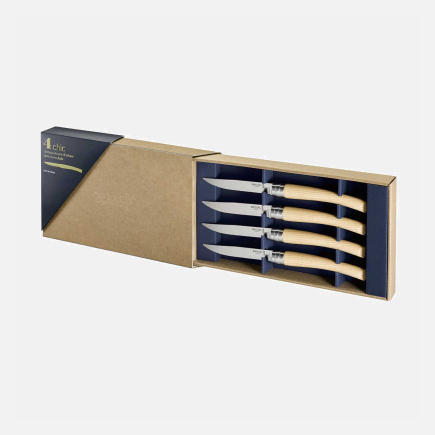 Opinel Coffret Table Chic Frêne