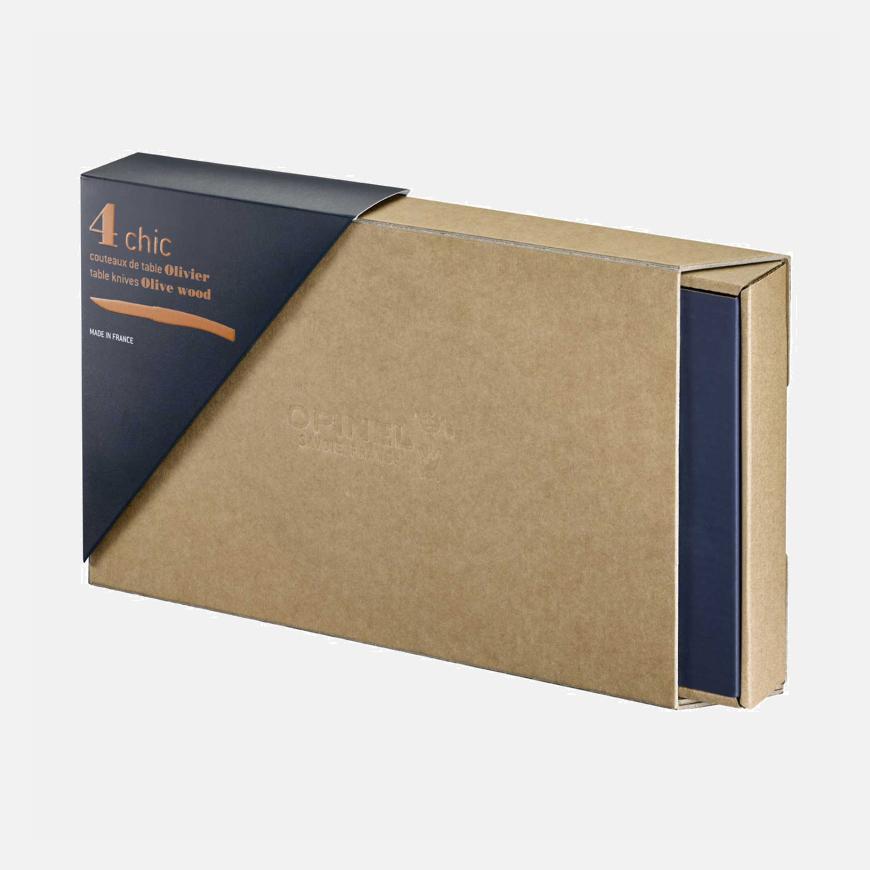 Opinel Coffret Table Chic Olivier