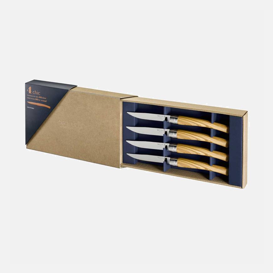 Opinel Coffret Table Chic Olivier