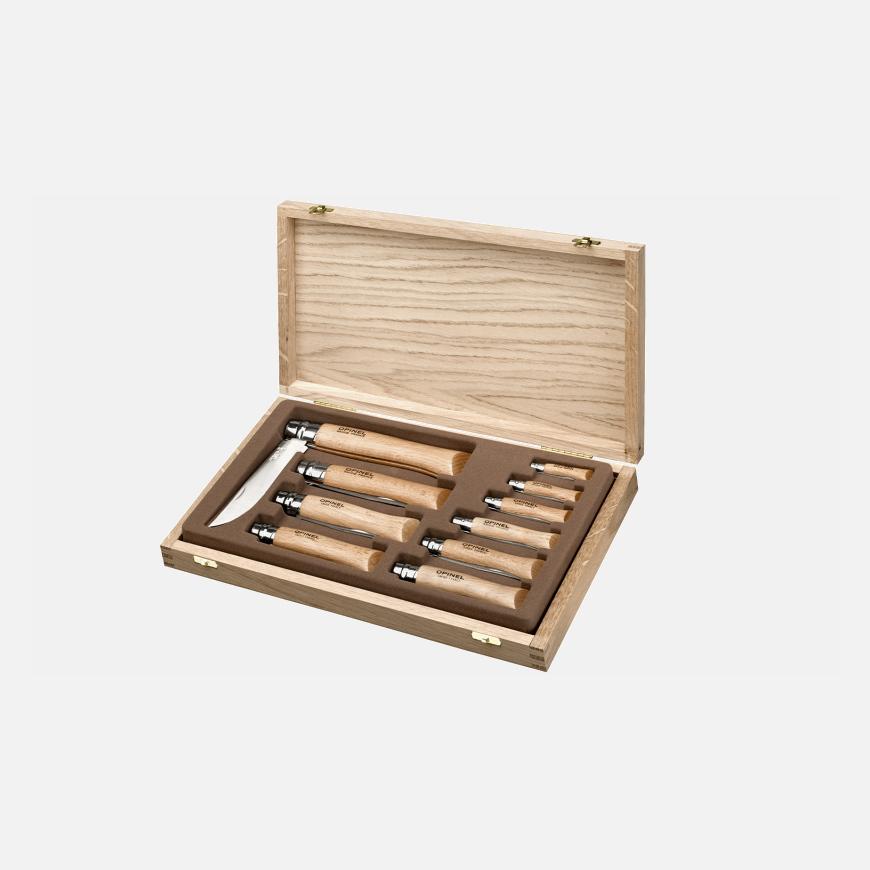 opinel Collection 10 Couteaux Inox