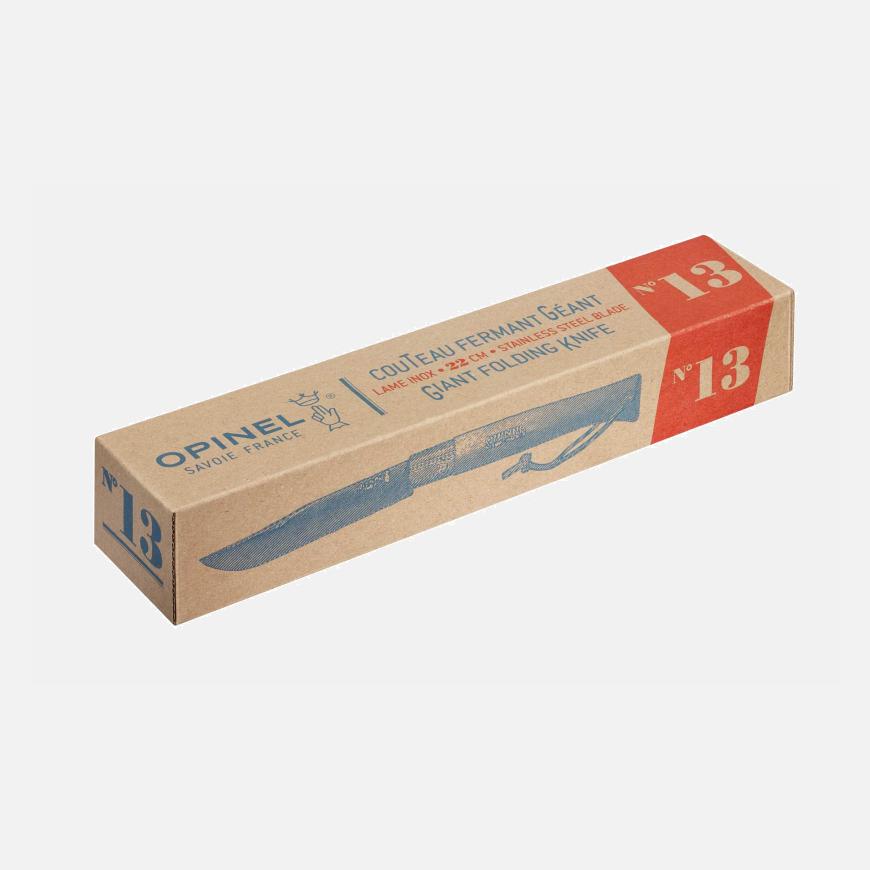 Opinel Couteau Géant N°13 Inox Et Sa Boîte
