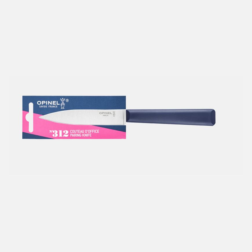Opinel Couteau Office N°312 Essentiels + Bleu