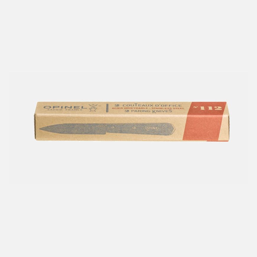 Opinel Lot De 2 Couteaux Office N°112 Naturel