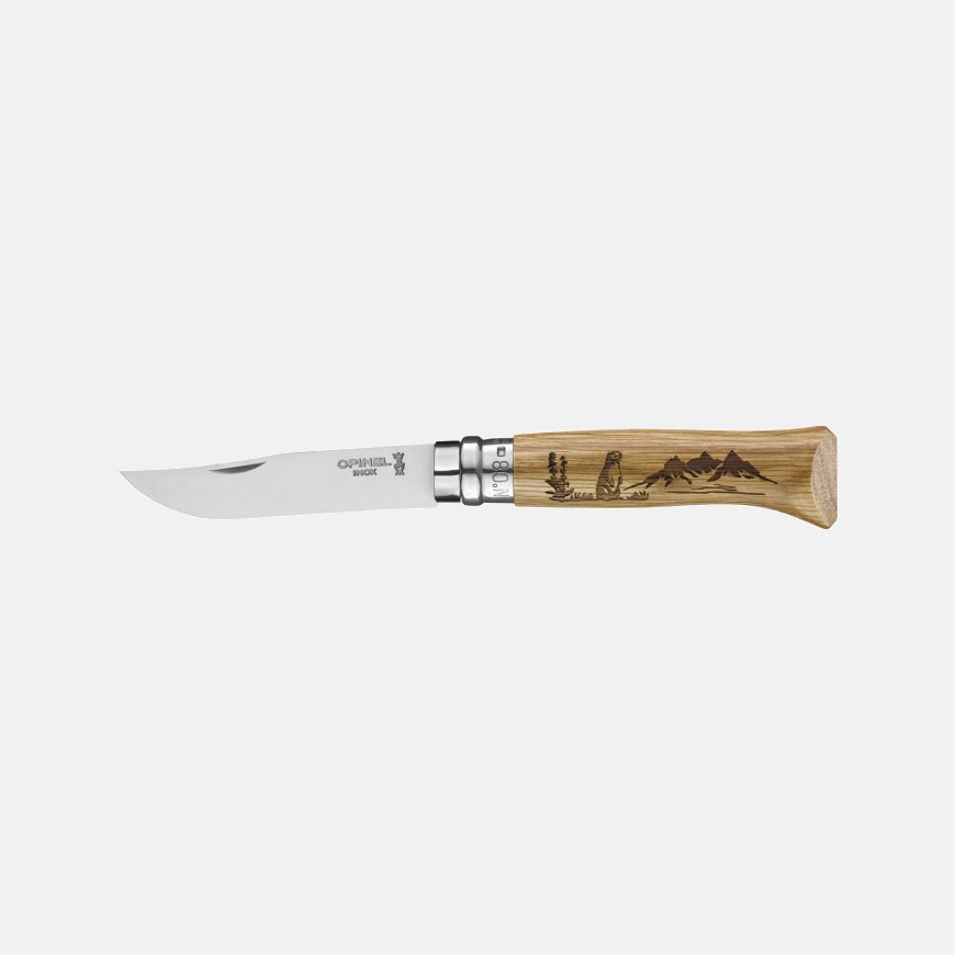 opinel N°08 Animalia Marmotte
