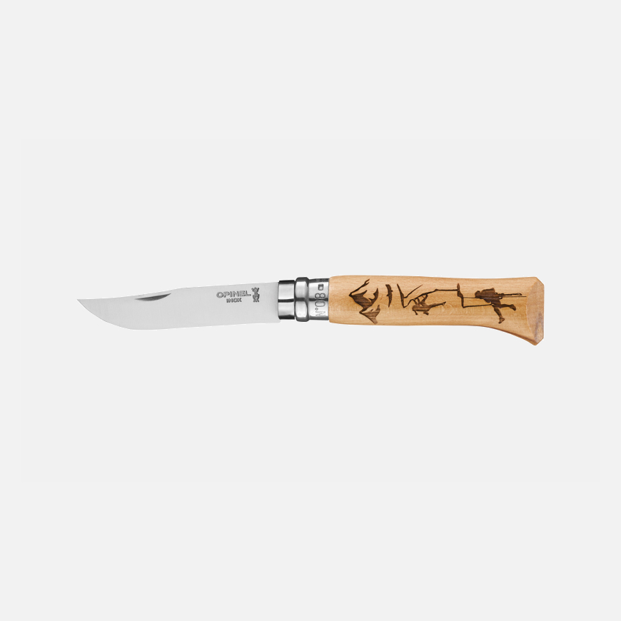 opinel N°08 Gravure Escalade