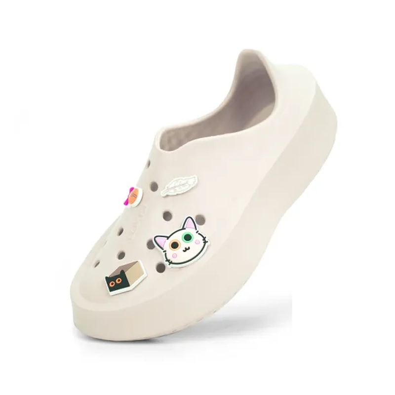 opp france Apricot thick-soled outdoor non-slip height-enhancing men’s beach shoes casual shoes