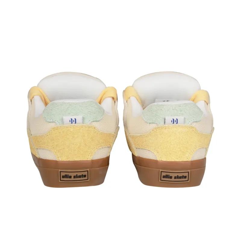 Opp France Beige Lace Up Fashionable And Comfortable Unisex Casual Shoes