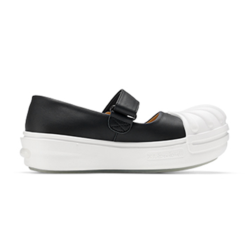 Opp France Black And White Mary Jane Women’s Shoes Shallow Mouth Versatile Shell Toe Casual Shoes