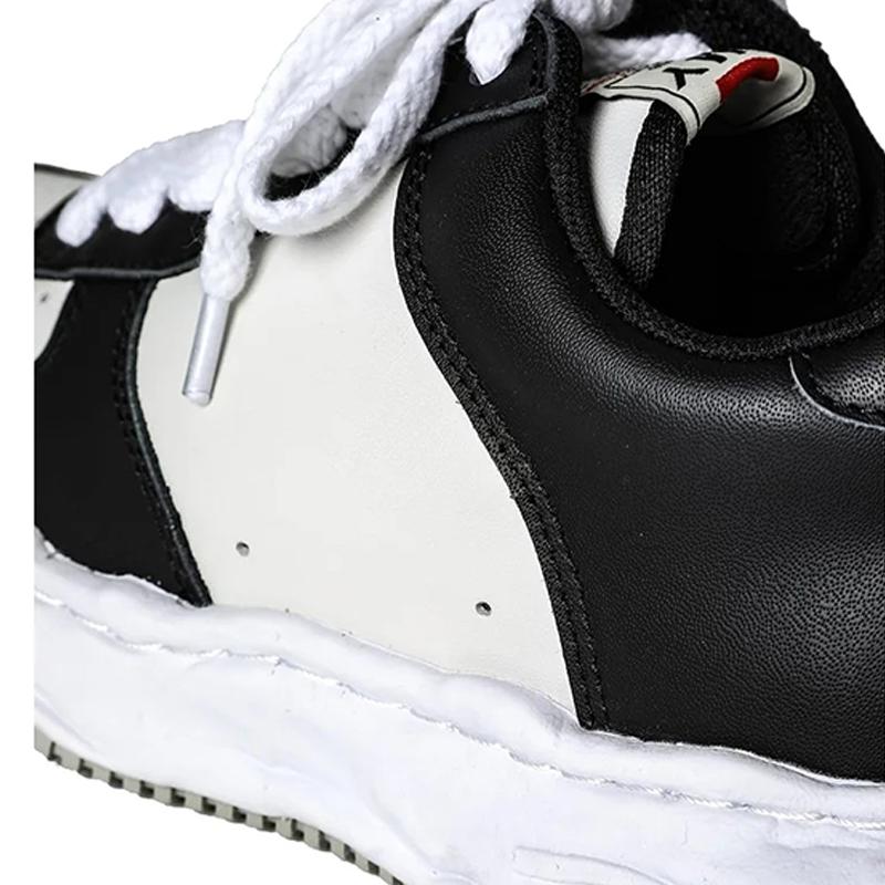 Opp France Black And White Retro Thick-soled Dad Shoes Men’s Casual Shoes