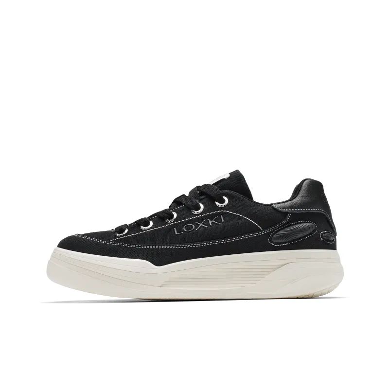 Opp France Black Canvas Trendy Shoes Versatile Casual Sneakers For Men And Women