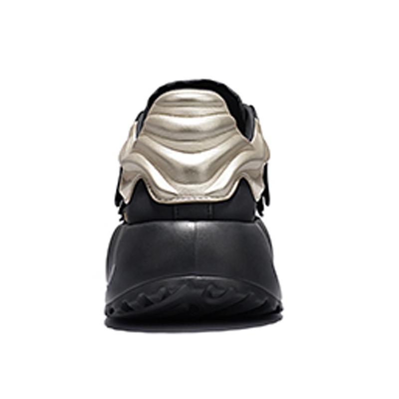 Opp France Black Fashionable Dad Shoes For Couples Versatile Thick-soled Casual Shoes For Men And Women