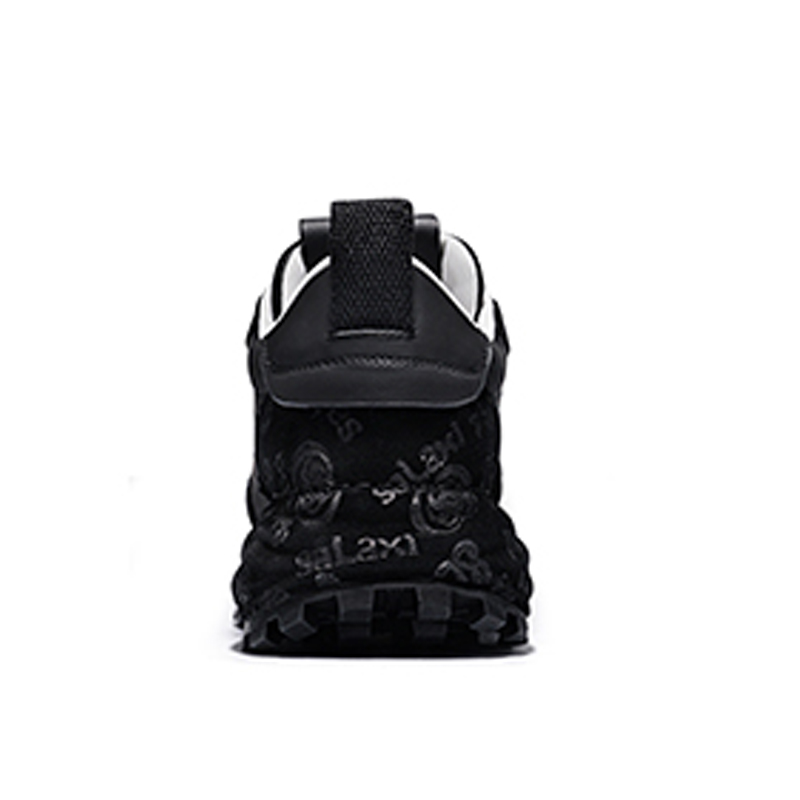 Opp France Black Forrest Gump Shoes Unisex Thick Sole Height Increasing White Shoes Versatile Casual Shoes