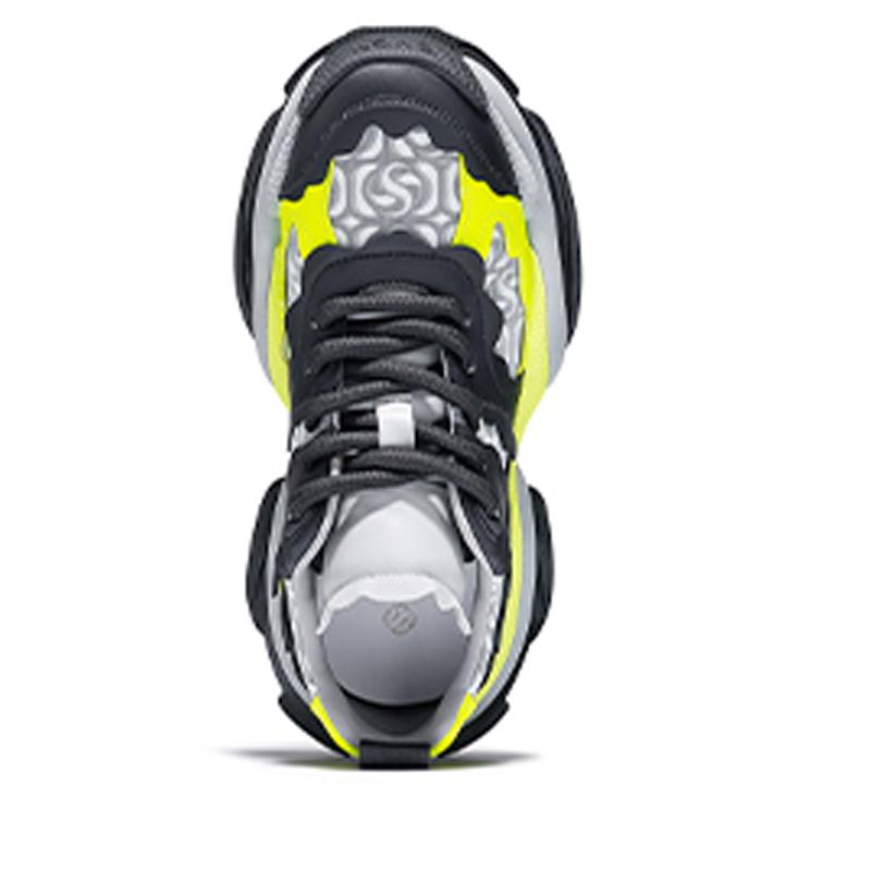 Opp France Black Green Summer Print Dad Shoes Trendy Brand Breathable Couple Retro Versatile Men’s And Women’s Casual Shoes