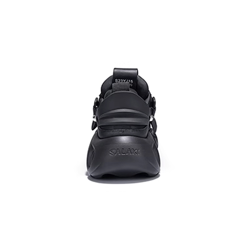 Opp France Black High-end Niche Sports Shoes Men’s Genuine Leather Versatile Bread Shoes