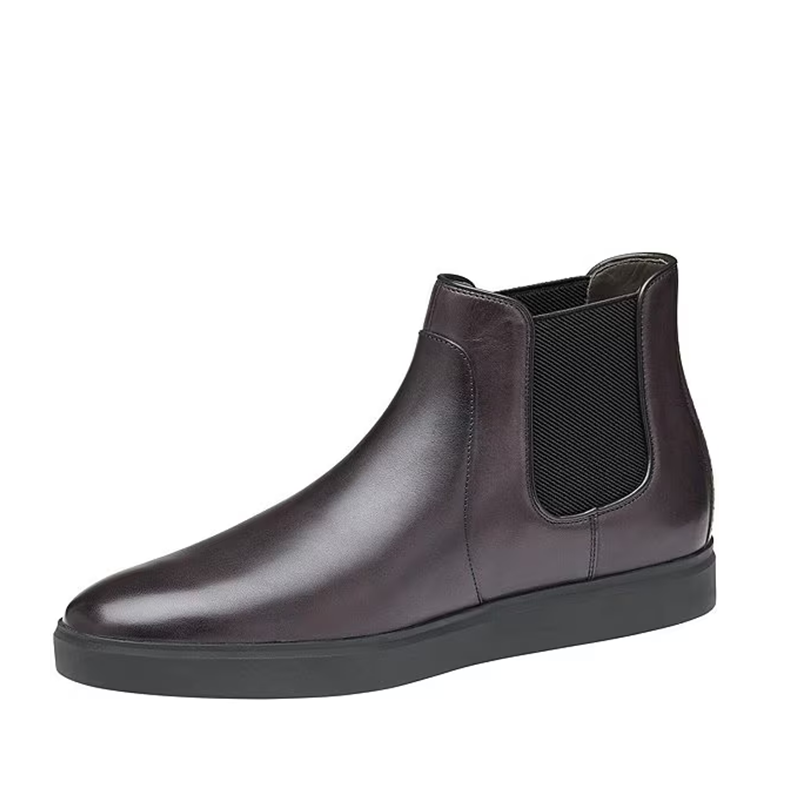 Opp France Black High Top Thick Sole Casual Martin Boots Men’s Boots