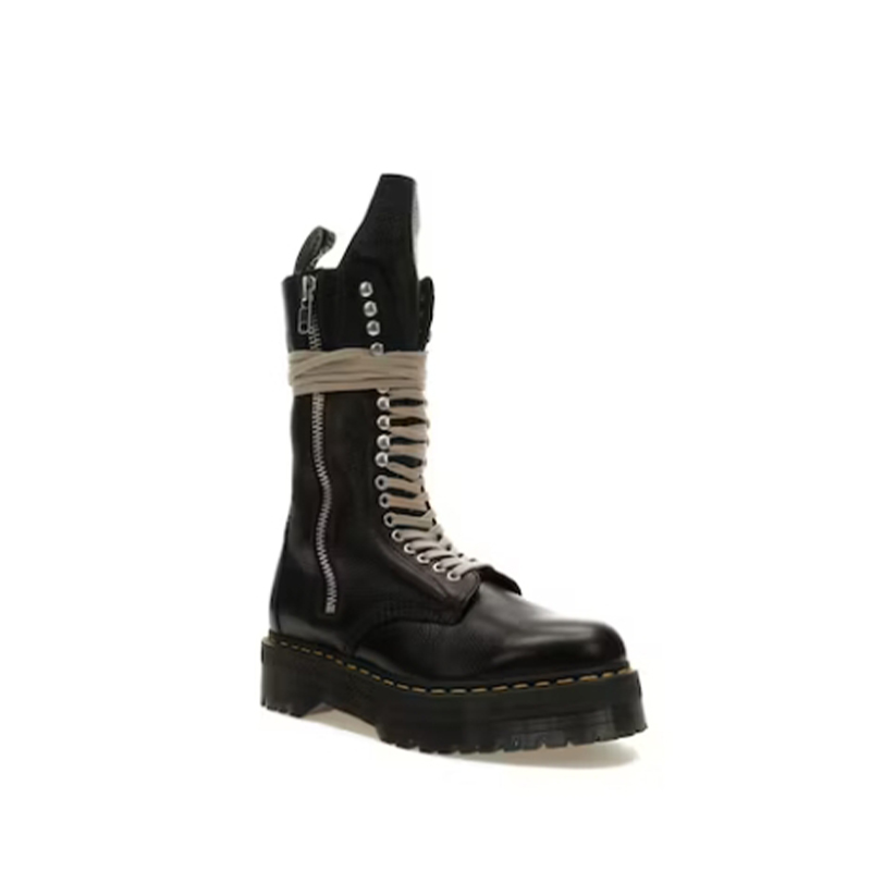 Opp France Black High Top Zipper Thick Sole Fashionable Men’s And Women’s Boots