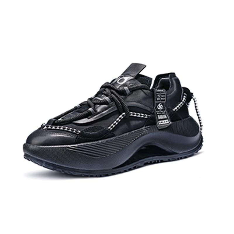 Opp France Black Hollow Design Trendy Brand Dad Shoes For Men And Women Casual Height Increasing Sports Shoes