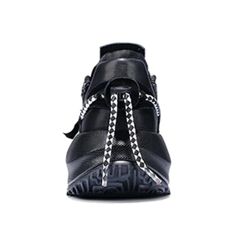 Opp France Black Hollow Design Trendy Brand Dad Shoes For Men And Women Casual Height Increasing Sports Shoes