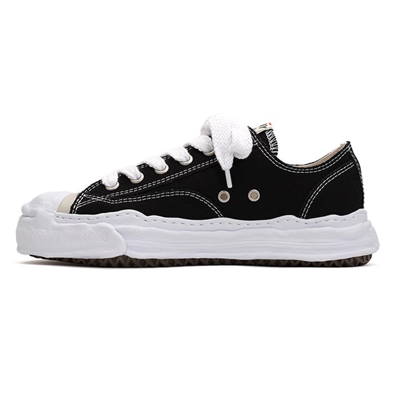 Opp France Black Low-top Lace-up Couple’s Versatile Casual Shoes For Men And Women