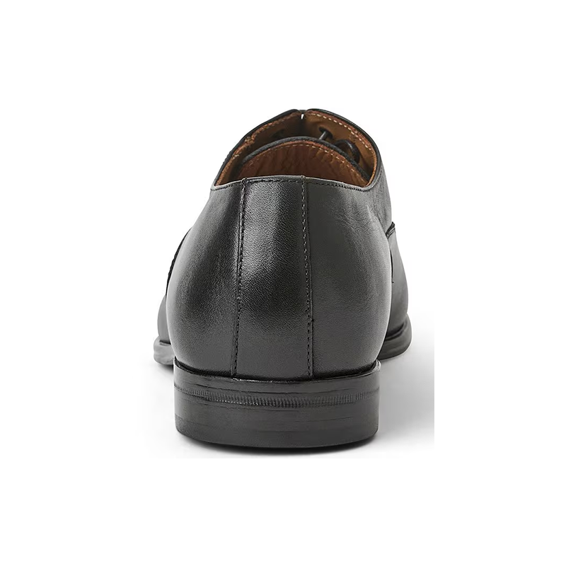 Opp France Black Pointed Business Formal Men’s Leather Shoes