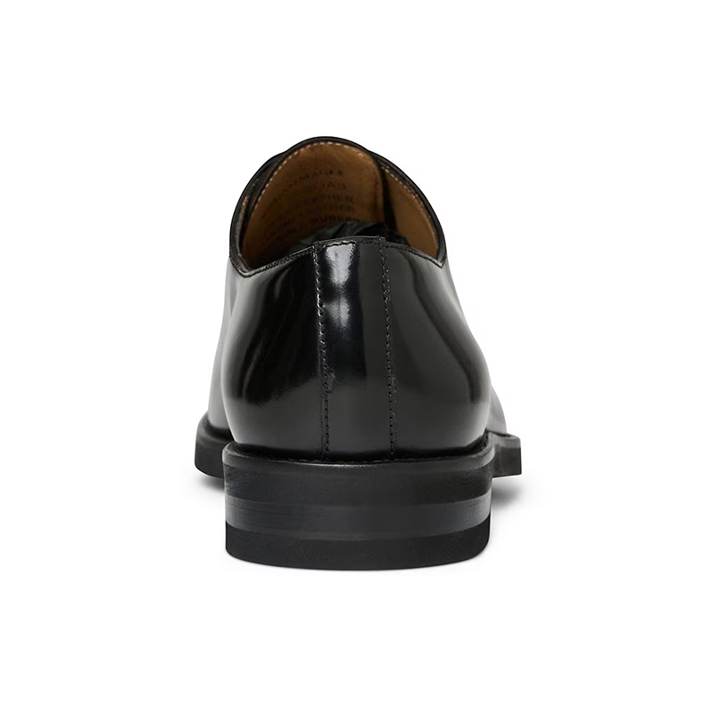 Opp France Black Pointed Lace-up Business Formal Men’s Leather Shoes