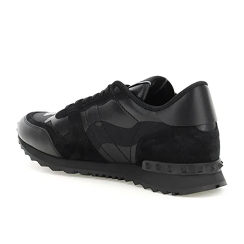 Opp France Black Retro Rivet Non-slip Shock-absorbing Men’s Sports Casual Shoes